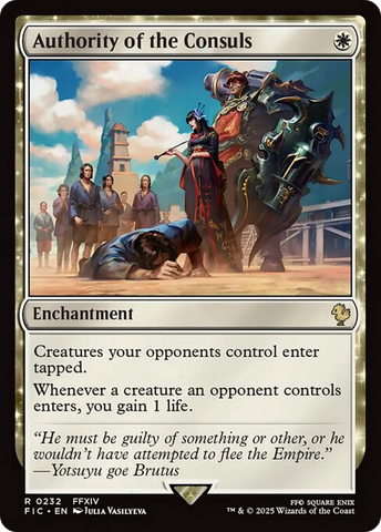 Authority of the Consuls [FINAL FANTASY Commander]