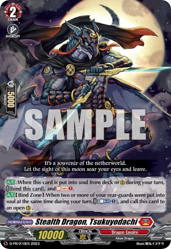 Stealth Dragon, Tsukuyodachi (D-PR/210EN) [D Promo Cards]