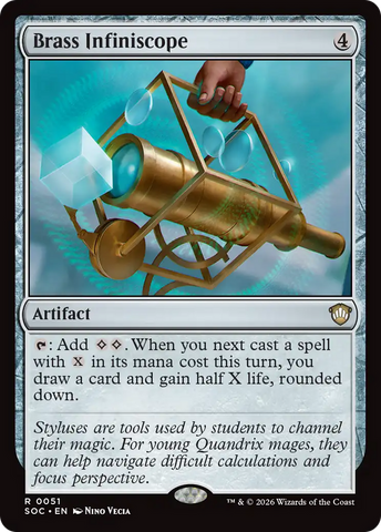 Brass Infiniscope [Secrets of Strixhaven Commander]