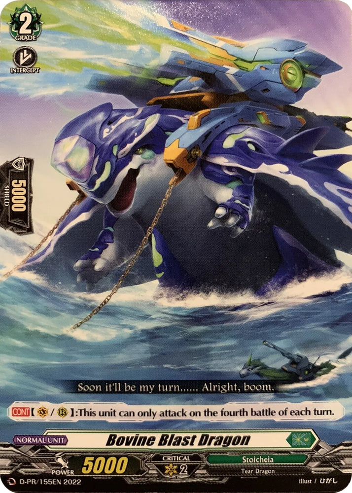 Bovine Blast Dragon (D-PR/155EN) [D Promo Cards]