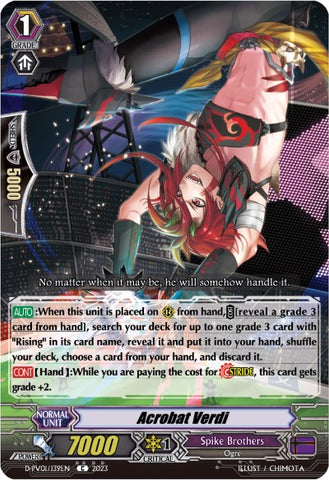 Acrobat Verdi (D-PV01/139EN) [History Collection]