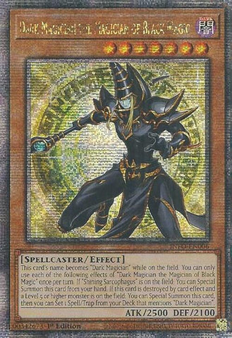 Dark Magician the Magician of Black Magic (Quarter Century Secret Rare) [INFO-EN006] Quarter Century Secret Rare