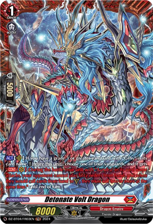Detonate Volt Dragon (DZ-BT04/FR03EN) [Destined Showdown]