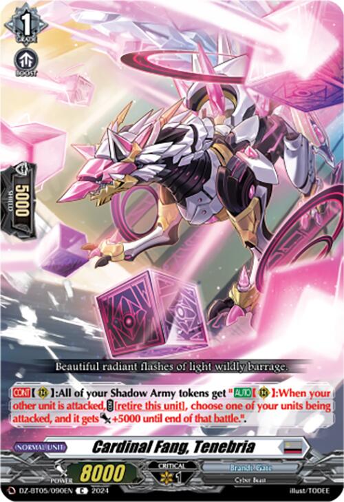 Cardinal Fang, Tenebria (DZ-BT05/090EN) [Omniscient Awakening]