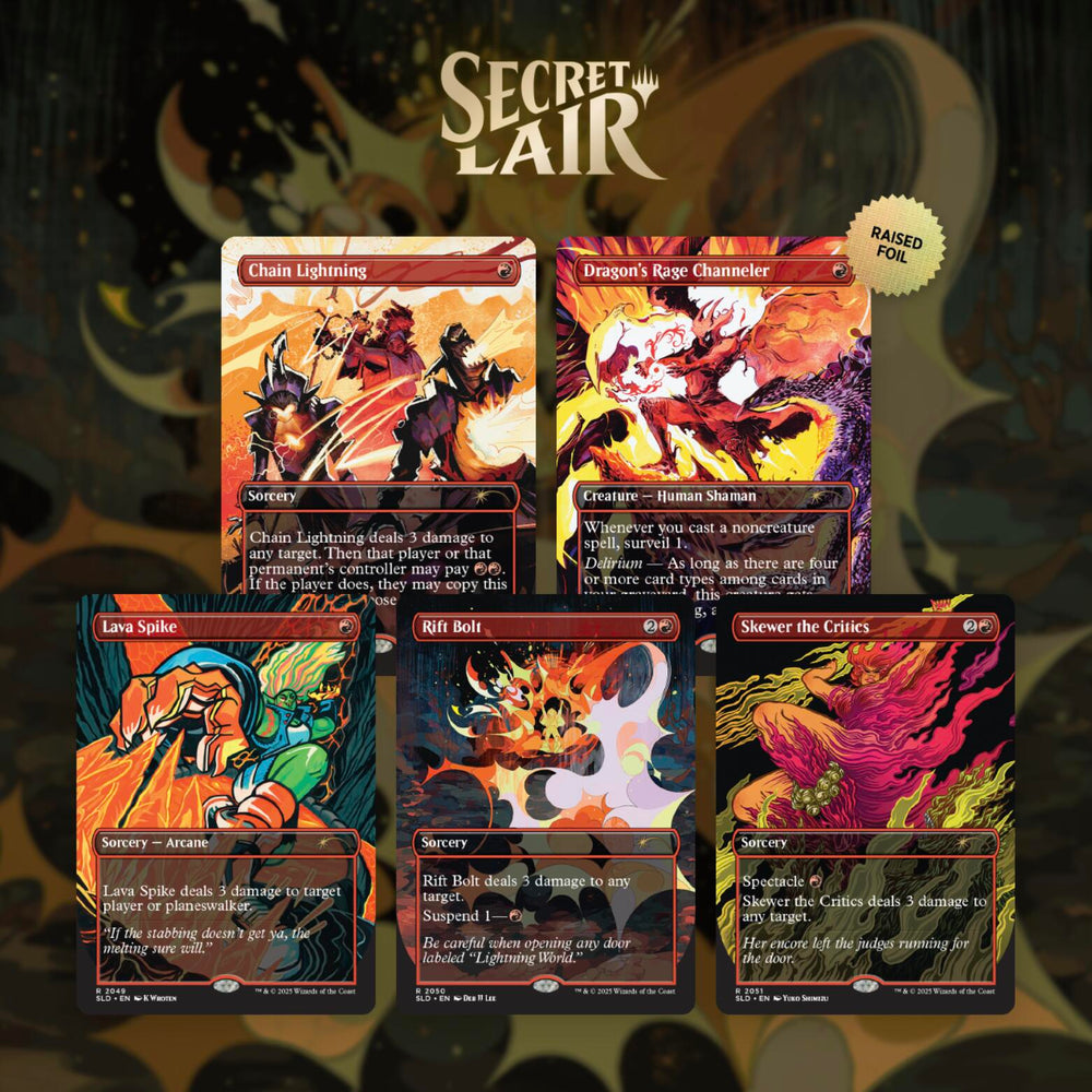 Secret Lair Drop Series: EVERYTHING IS ON FIRE (Raised Foil Edition)