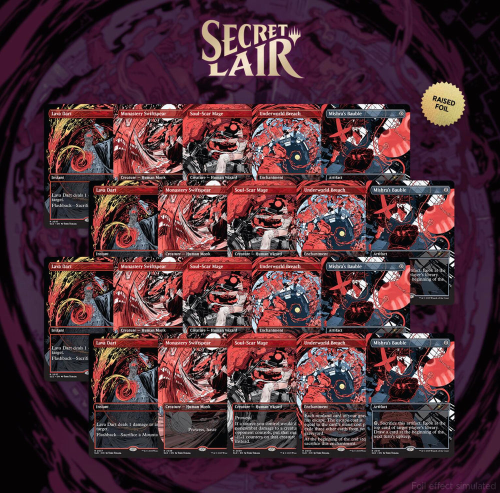 Secret Lair Drop Series: vroooOOOMMMMMM! Playset Bundle (Raised Foil)