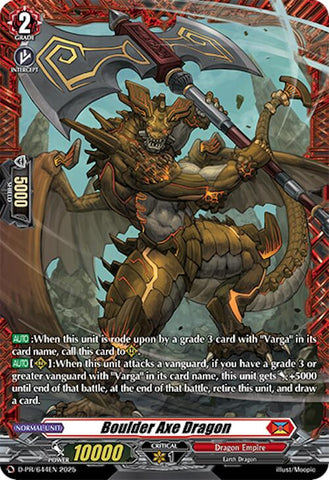 Boulder Axe Dragon (D-PR/644EN) [D Promo Cards]