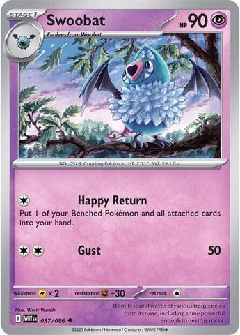 Swoobat (037/086) [Scarlet & Violet: White Flare]