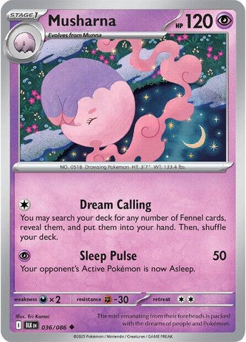 Musharna (036/086) [Scarlet & Violet: Black Bolt]