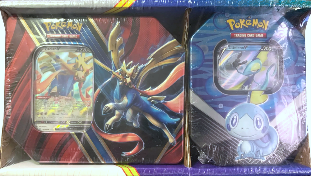 Legends of Galar/Galar Partners - 2-Pack Tin (Zacian V & Inteleon V)