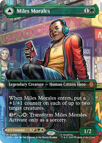 Miles Morales (0200) (Borderless) [Marvel's Spider-Man]