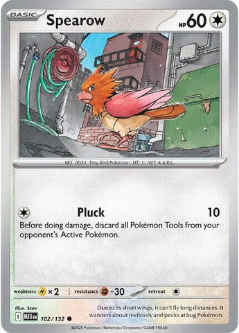 Spearow (102/132) [Mega Evolution: Base Set]