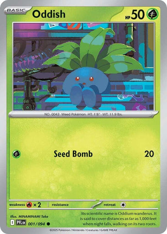 Oddish (001/094) [Mega Evolution: Phantasmal Flames]