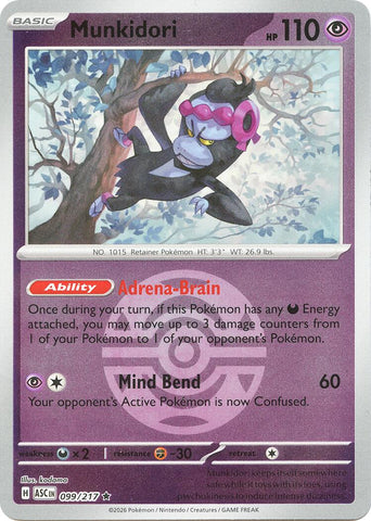 Munkidori (099/217) (Dusk Ball) [Mega Evolution: Ascended Heroes]