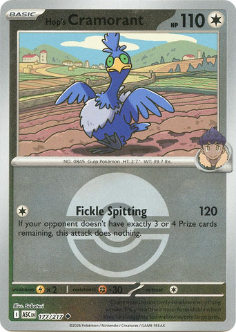 Hop's Cramorant (177/217) (Poke Ball) [Mega Evolution: Ascended Heroes]