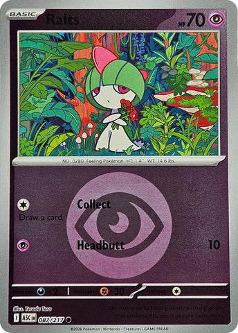 Ralts (087/217) (Energy Symbol Pattern) [Mega Evolution: Ascended Heroes]