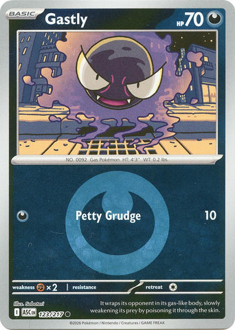 Gastly (123/217) (Energy Symbol Pattern) [Mega Evolution: Ascended Heroes]