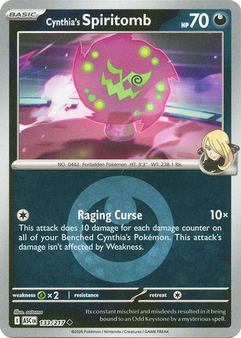 Cynthia's Spiritomb (133/217) (Energy Symbol Pattern) [Mega Evolution: Ascended Heroes]