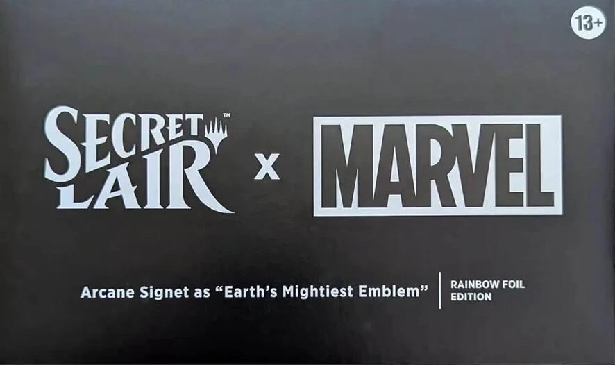 Secret Lair x Marvel: Arcane Signet as "Earth's Mightiest Emblem" (Rainbow Foil Edition)