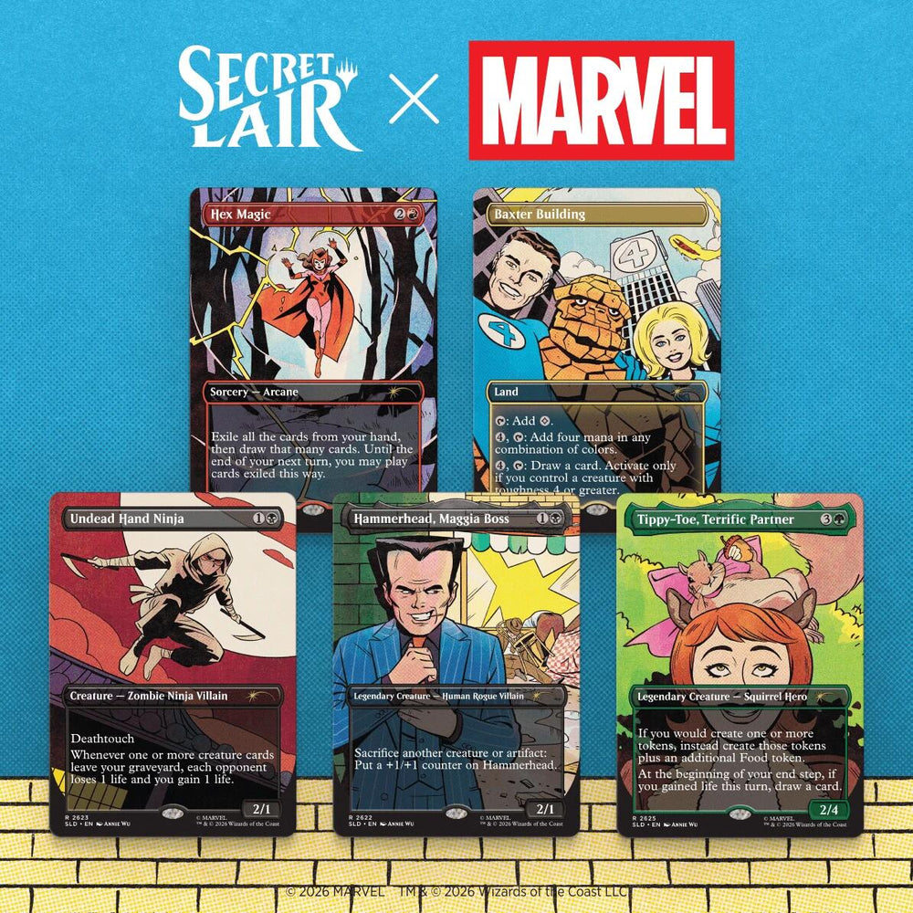 Secret Lair Drop Series: Secret Lair x Marvel: Spinner Rack Specials