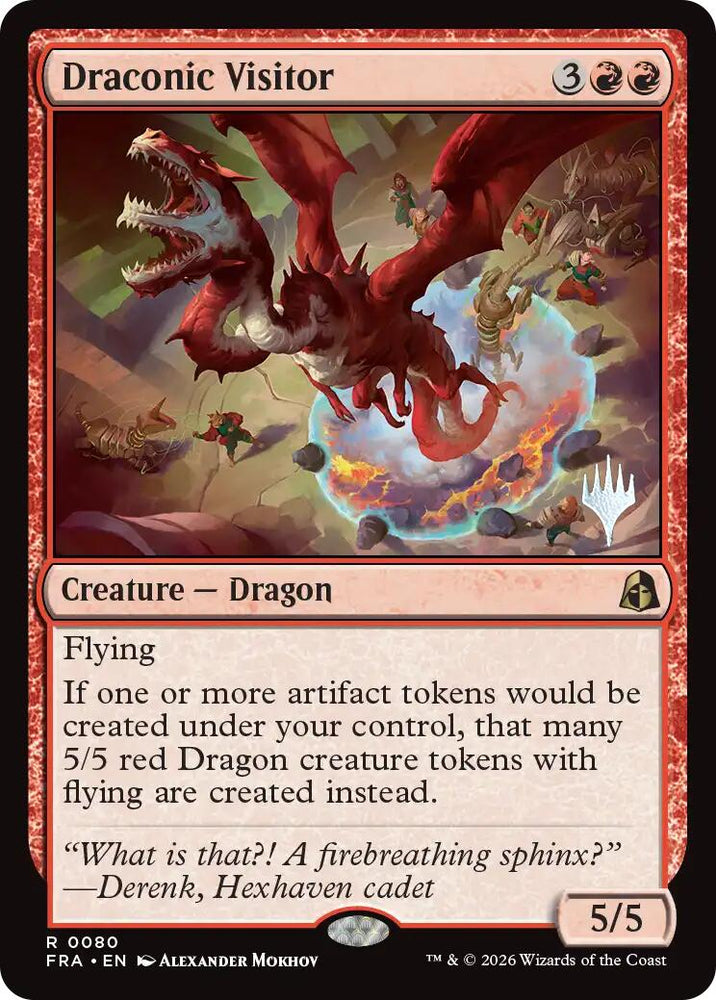 Draconic Visitor [Reality Fracture Promos]