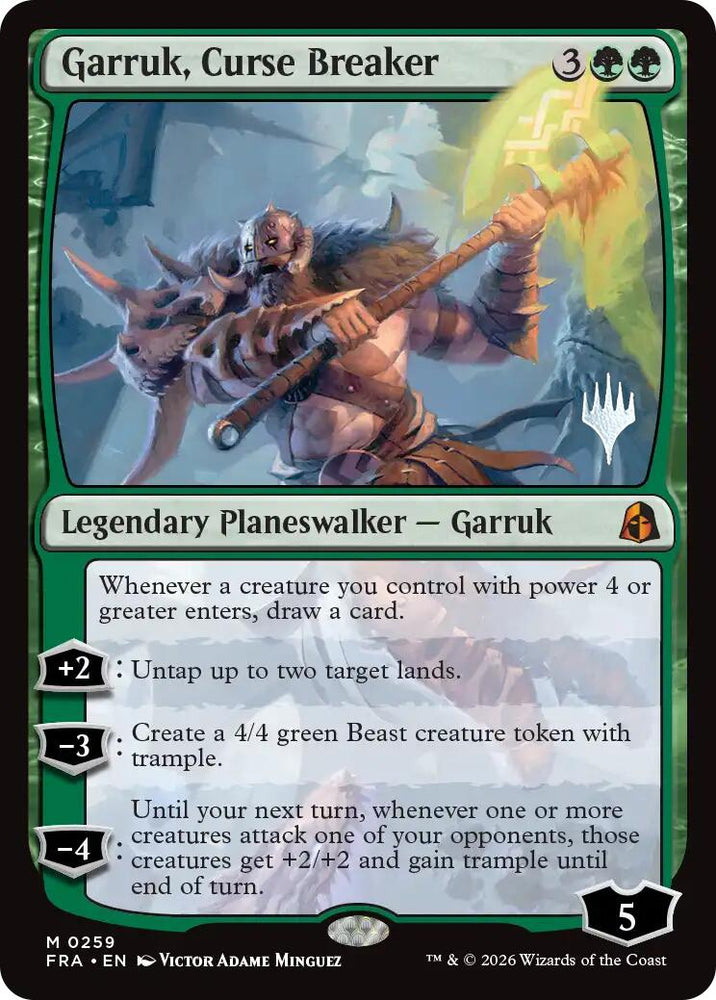 Garruk, Curse Breaker [Reality Fracture Promos]
