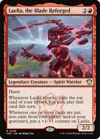 Laelia, the Blade Reforged [Secrets of Strixhaven Commander]