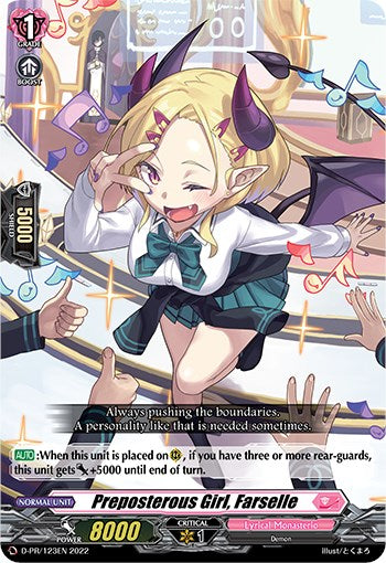 Preposterous Girl, Farselle (D-PR/123EN) [D Promo Cards]