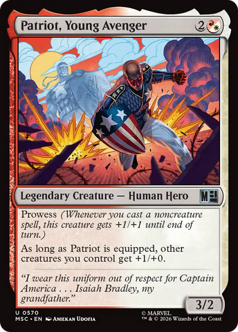 Patriot, Young Avenger [Marvel Super Heroes Commander]