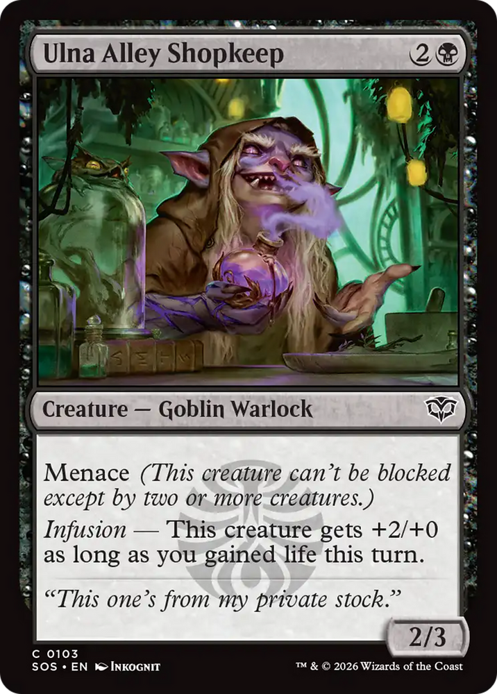 Ulna Alley Shopkeep [Secrets of Strixhaven]