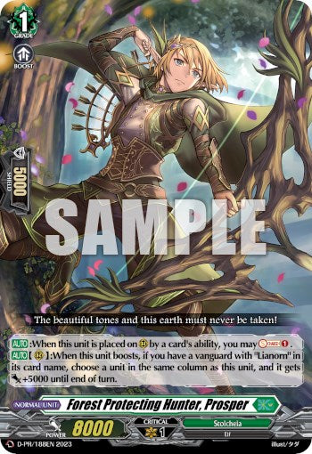 Forest Protecting Hunter, Prosper (D-PR/0188EN 2023) [D Promo Cards]