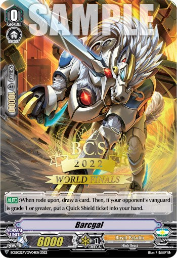 Barcgal (Worlds Finals 2022) (BCS2022/VCV04EN) [Bushiroad Event Cards]