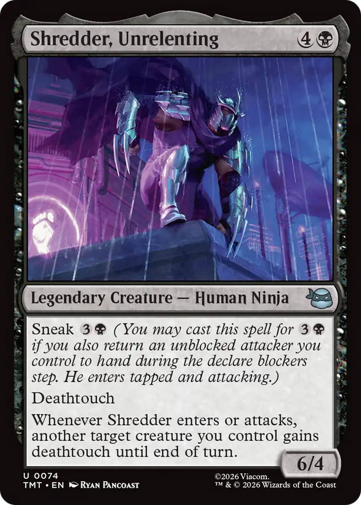 Shredder, Unrelenting [Teenage Mutant Ninja Turtles]
