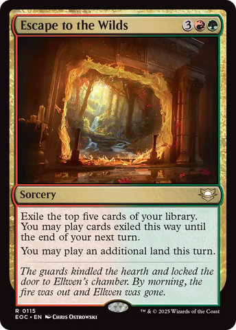 Escape to the Wilds [Edge of Eternities Commander]
