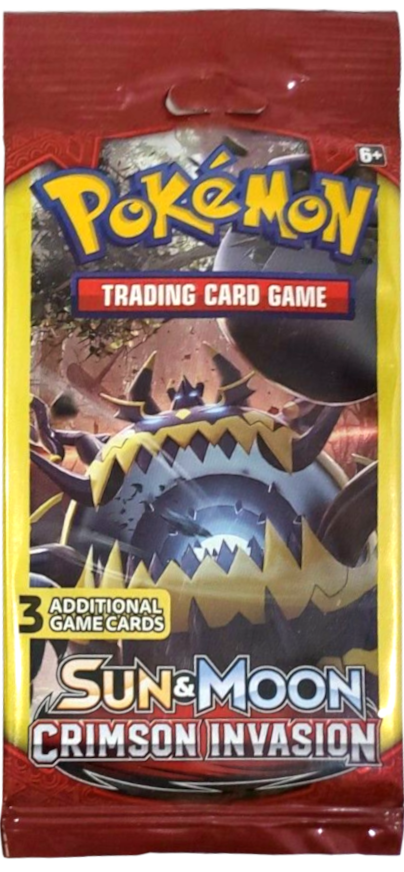 Sun & Moon: Crimson Invasion - 3-Card Booster Pack