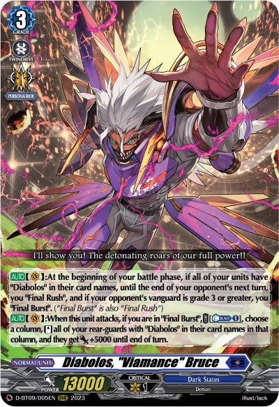 Diabolos, "Viamance" Bruce (D-BT09/005EN) [Dragontree Invasion]