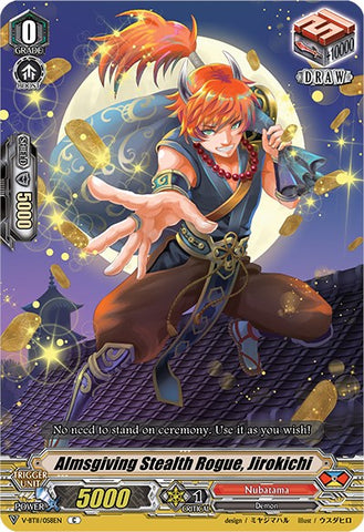 Almsgiving Stealth Rogue, Jirokichi (V-BT11/058EN) [Storm of the Blue Cavalry]