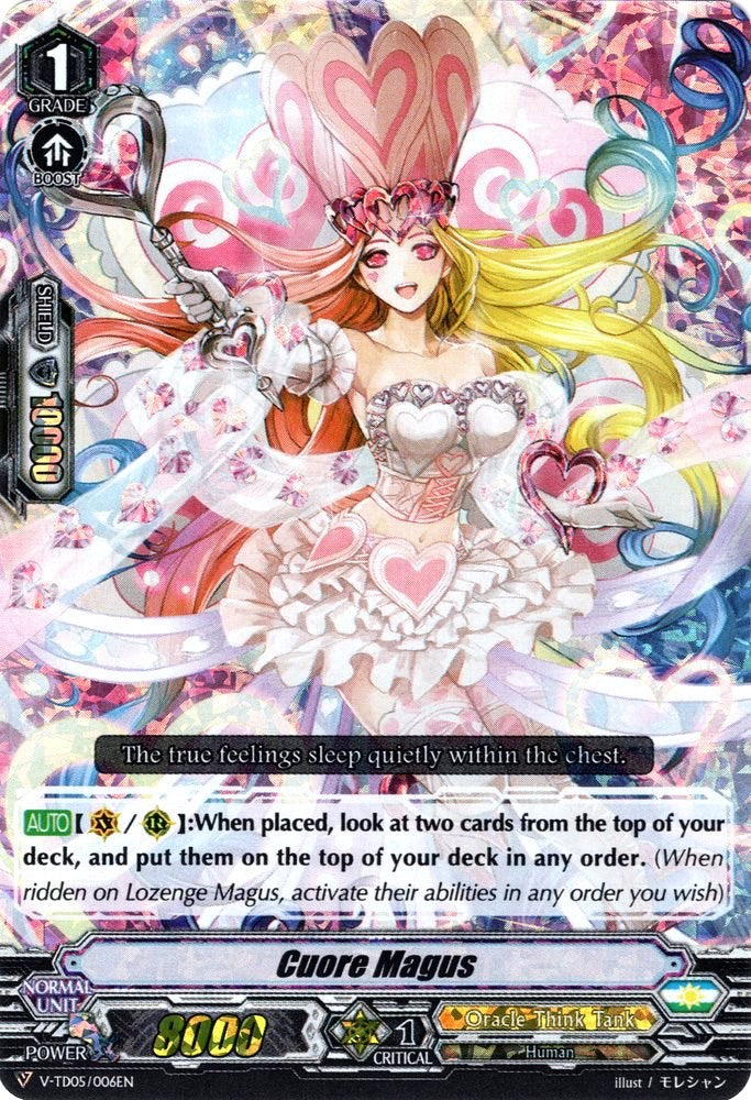 Cuore Magus (Parallel Foil) (V-TD05/006EN) [Misaki Tokura]