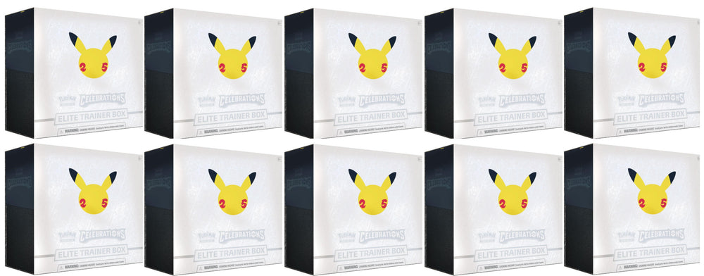 Celebrations: 25th Anniversary - Elite Trainer Box Case