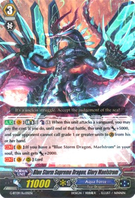 Blue Storm Supreme Dragon, Glory Maelstrom (G-BT09/Re:05EN) [Divine Dragon Caper]