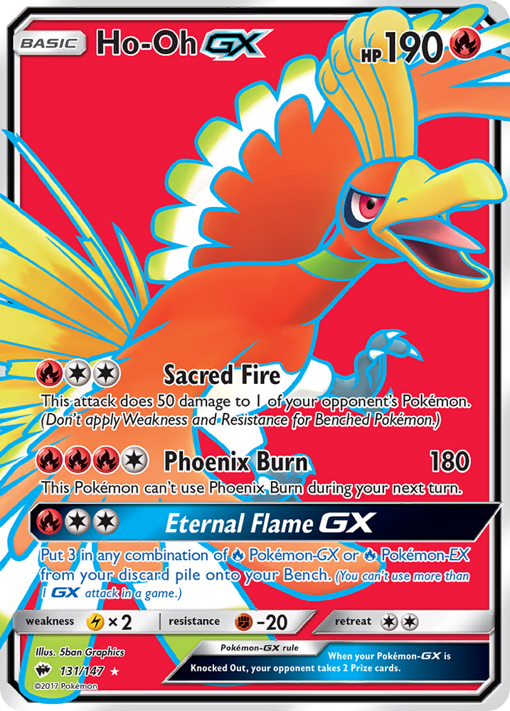 Ho-Oh GX (131/147) [Sun & Moon: Burning Shadows]