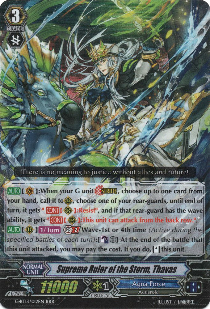 Supreme Ruler of the Storm, Thavas (G-BT13/012EN) [Ultimate Stride]