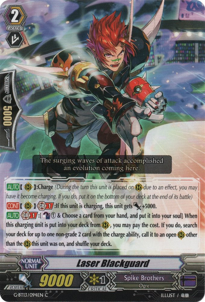 Laser Blackguard (G-BT13/094EN) [Ultimate Stride]