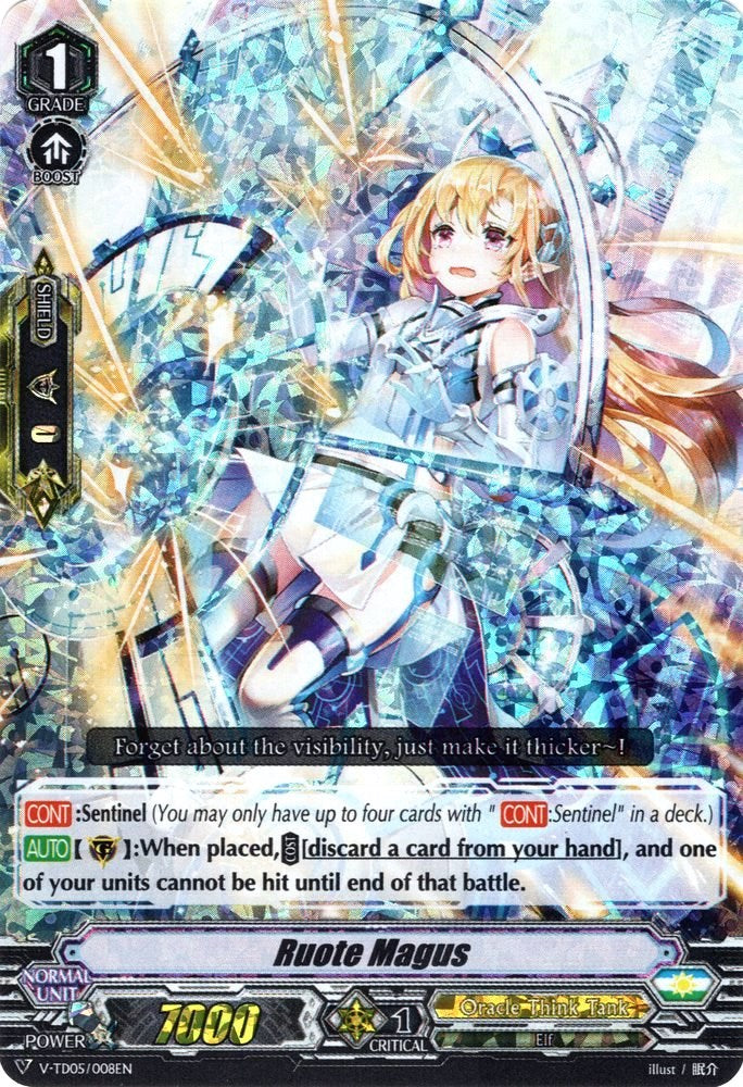 Ruote Magus (Parallel Foil) (V-TD05/008EN) [Misaki Tokura]