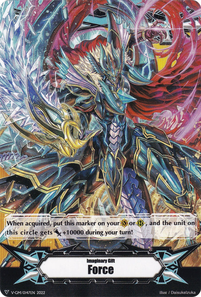 Imaginary Gift [Force] // [Imaginary Gift [Force II] Double-sided Gift Marker - Revenger, Raging Form Dragon (2022) (V-GM/0147EN 2022) [Gift Markers]