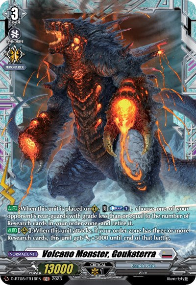 Volcano Monster, Goukaterra (D-BT08/FR16EN) [Minerva Rising]