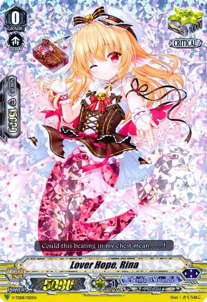 Lover Hope, Rina (Parallel Foil) (V-TD08/012EN) [Schokolade Melody]