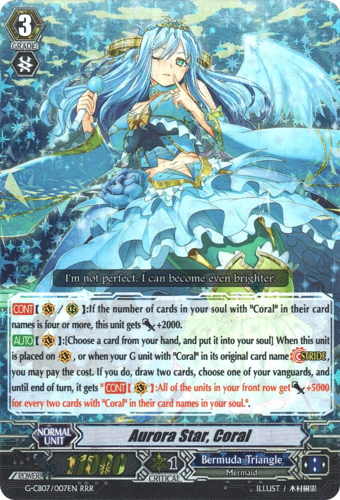 Aurora Star, Coral (G-CB07/007EN) [Divas' Festa]