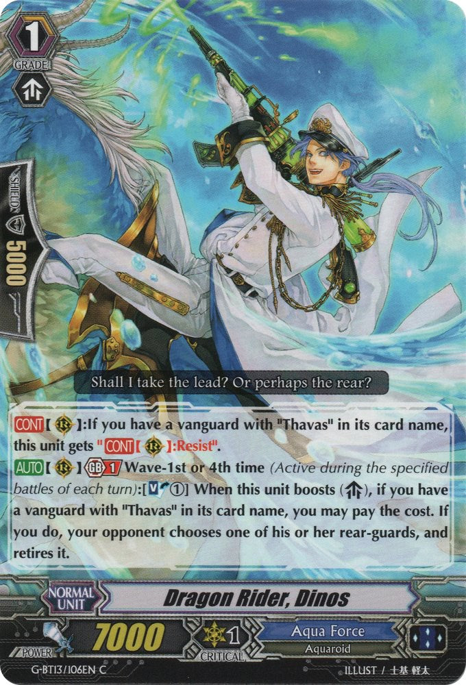 Dragon Rider, Dinos (G-BT13/106EN) [Ultimate Stride]