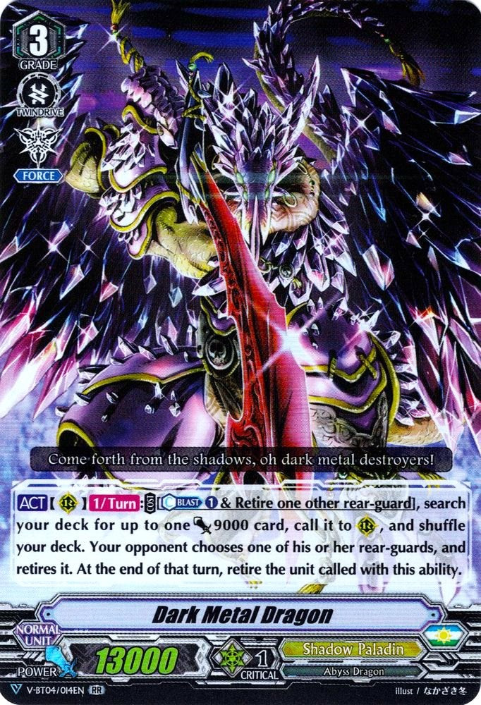 Dark Metal Dragon (V-BT04/014EN) [Vilest! Deletor]